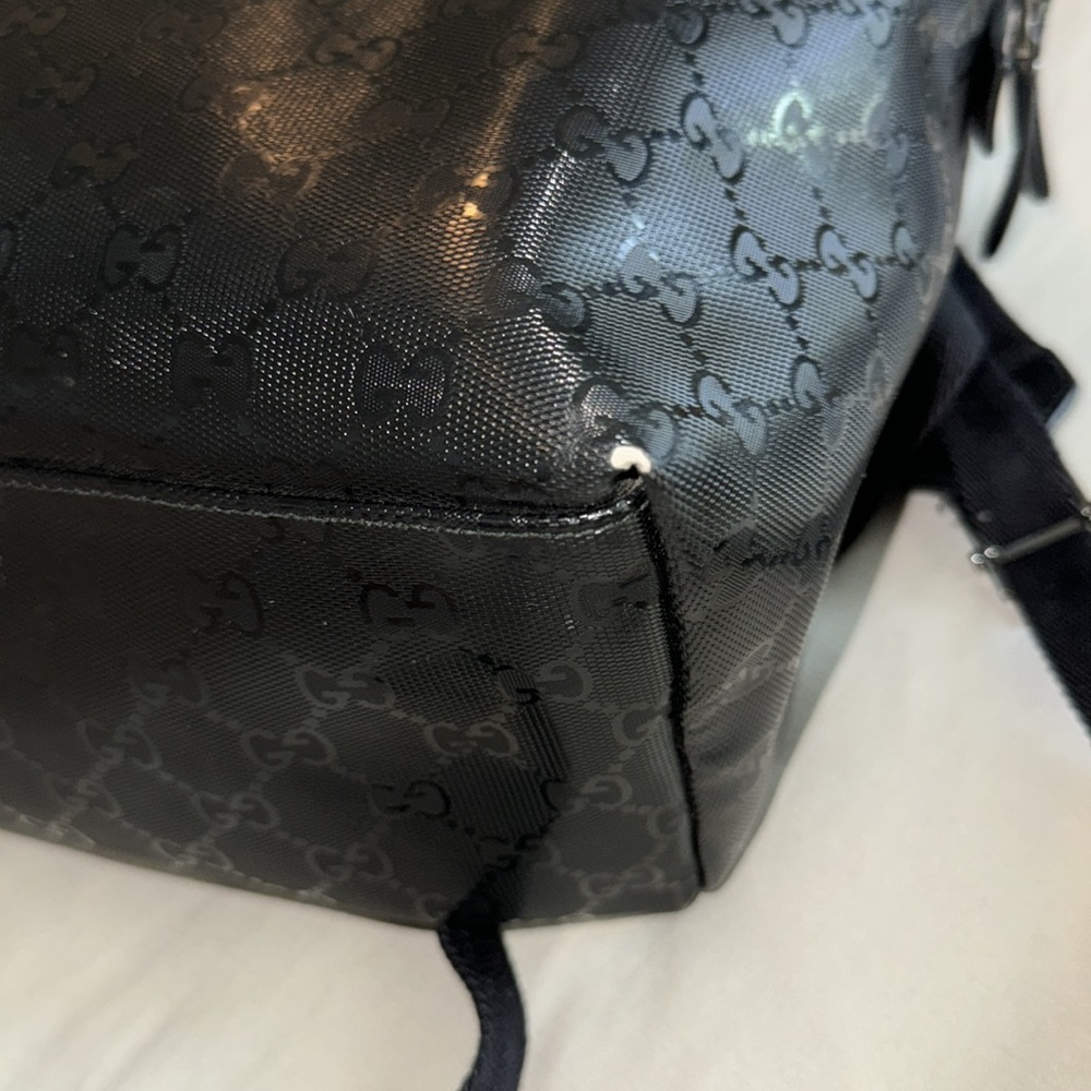 Pre owned Gucci GG black backpack, as shown in pictures. - Picture 10 of 17
